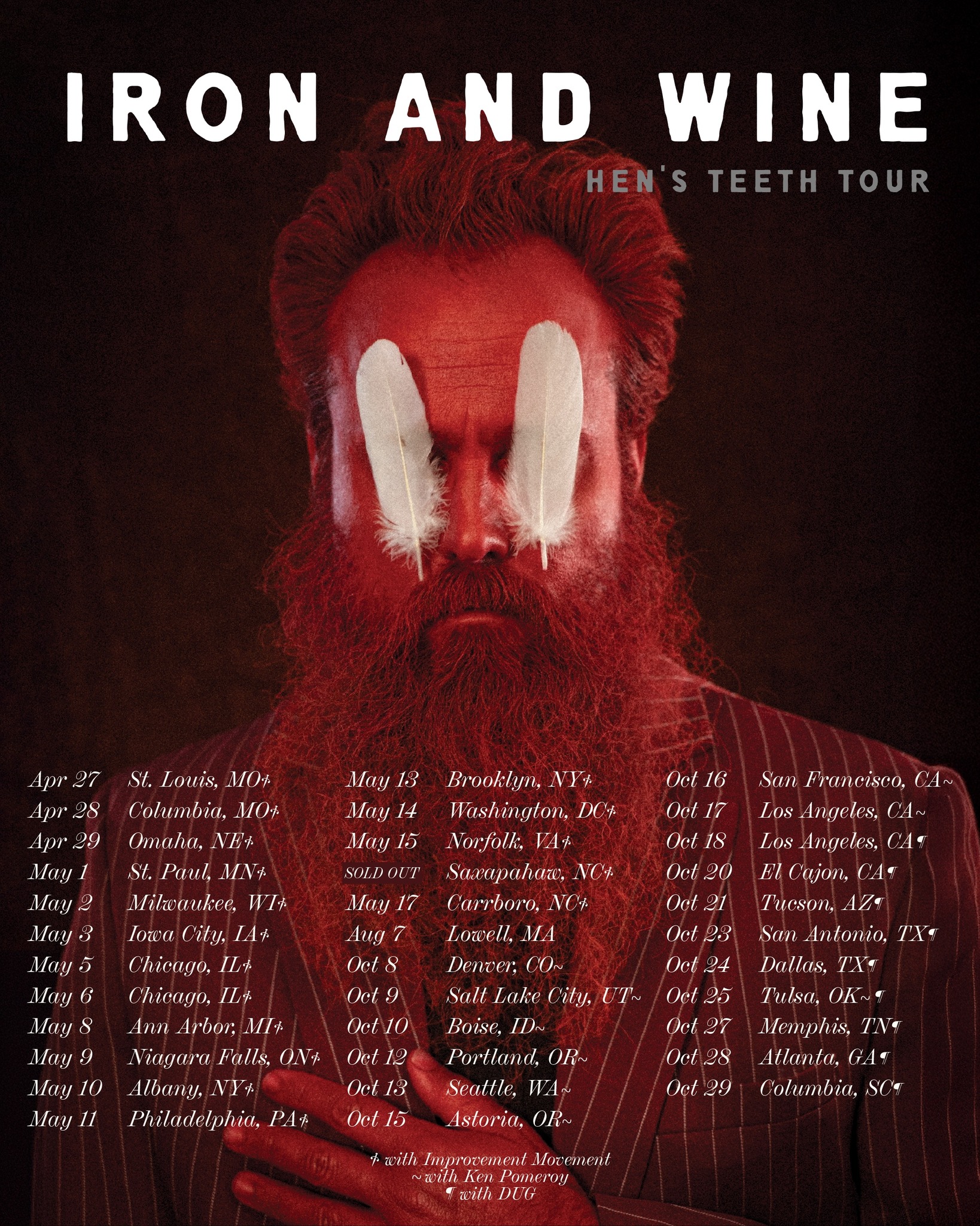 Ken Pomeroy Tour Poster 2026